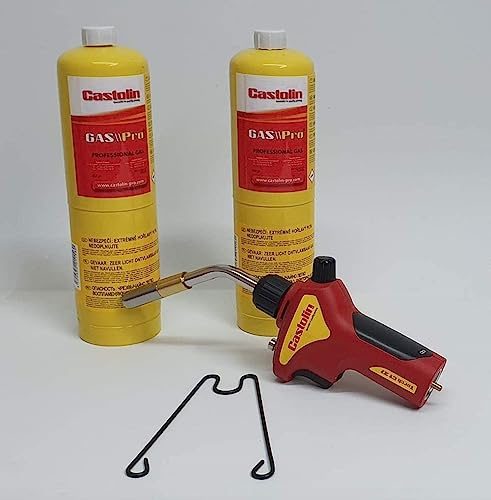 Soplete para soldadura fuerte Castolin + 2 botellas GAS//Pro