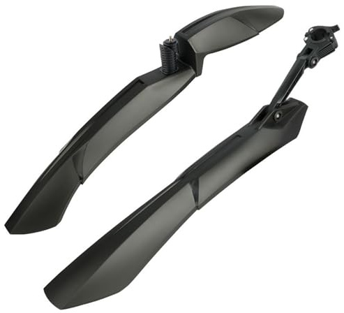 HLMNAKE Fahrrad Schutzblech Mountainbike Sets kompatibel mit 24-29 Zoll, Universal Schwarz Fahrradschutzblech Fully Enthält Vorne und Hinten MTB Abnehmbar Spritzschutz
