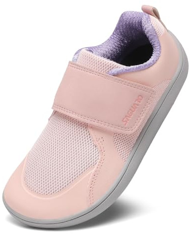 SAGUARO Barefoot Shoes Scarpe Bambino Bambina Barefoot Sneakers per Ragazze Ragazzi Scarpe a Piedi Nudi Minimaliste Rosa, 29 EU