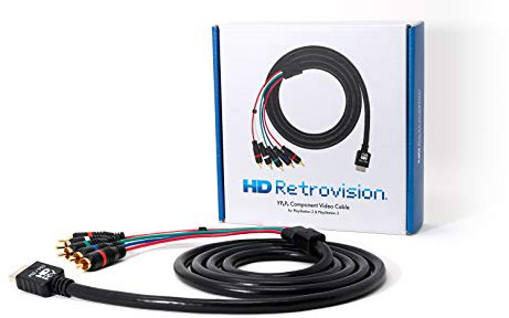 HD Retrovision Premium YPbPr Component Video Cable for PlayStation 2/3 (PS2/PS3)