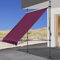 QUICK STAR Klemmmarkise 250x130cm Bordeaux Balkonmarkise Sonnenschutz Terrassenüberdachung Höhenverstellbar von 200-290cm Markise Balkon ohne Bohren