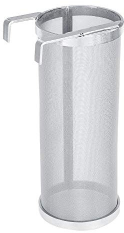 Hopfenfiltersieb, 300 Mikron Mesh-Edelstahl-Trichtersieb, Mesh-Filtersieb mit Haken für das Bierbrauen zu Hause-S