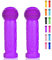 OTFAITP Roller Griff Lenker 1-Paar Fahrrad Griff Fit für 2-3-4 Räder Kid Kick Roller,Kinder Fahrrad,Drifting Roller,Schaukel Roller (Lila)