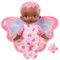 My Garden Baby HBH40 - Mein Schmuse Schmetterlings-Baby (23 cm), weicher Körper mit Plüschflügeln, rosa, Babyspielzeug ab 18 Monaten