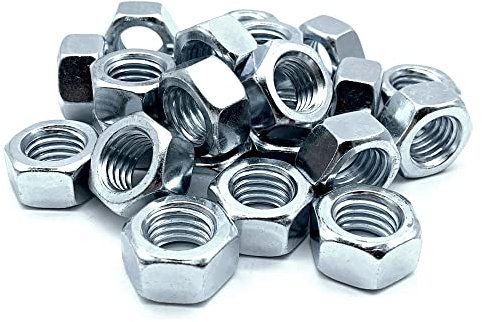 DOJA Barcelona | Ecrou | 25 Ecrou Hexagonal M20 | 16mm x 30mm | Acier Galvanisé DIN 934 | Écrou M20 pour Boulons et Écrous, Éléments d'Accouplement, Réglage et Fixation Intérieur et Extérieur