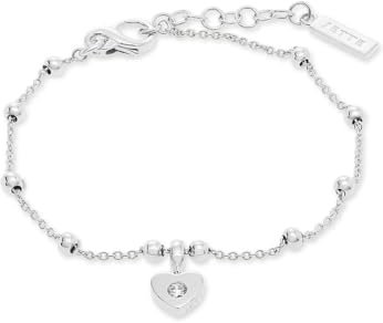 JETTE Damen-Armband 925er Silber 1 Zirkonia One Size, Silber 32025937