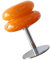 Garosa Nachttischlampe 3-Fach Dimmbar Lampe USB-Ladeanschlüsse Tragbares LED-Nachtlicht Nachttischleuchte Tischleuchte Bürolampe Leselampe für Restaurant Wohnzimmer Schreibtisch (ORANGE)