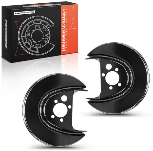 Frankberg 2x Placa de anclaje del disco de freno Trasera Izquierda Derecha Compatible con Arosa 6H1 1.0L-1.7L 1997-2004 L.u.p.o 6E1 6X1 1.0L-1.7L 1998-2005 Replace# 6X0615612