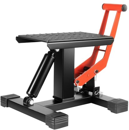 FUNYSF Béquilles de levage universelles pour moto - Cric de moto - Racks de service - Racks de levage pliable - Charge maximale : 150 kg