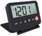 MMOBIEL Reisewecker Klappbar Digital Batteriebetrieben Tragbarer Wecker für Reisen - Digitale Uhr, Wecker, Timer, Schlummern, Datum, Temperatur, Hintergrundbeleuchtung (Ohne Batterien) - Schwarz