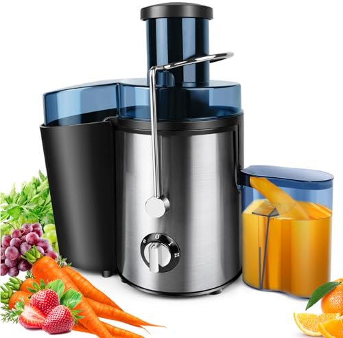 Centrifugeuse Extracteur de Jus, Centrifugeuse de Fruits et Legumes: 2 Vitesses, 1000W Extraction Jus Rapide et Efficace | 65MM Large Bouche, Pieds Antidérapants, Anti-Goutte, Nettoyage Facile