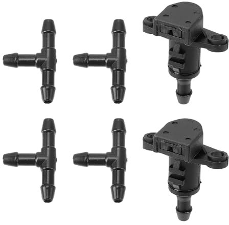 Partuto Kit De Boquillas De Lavaparabrisas Para Hyundai I10 2013 2016 Boquillas De Rociado De Parabrisas Chorro De Lavado De Limpiaparabrisas No.98630Yy000 4 Pzas Con Conector En T