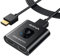 GANA HDMI Splitter 4K 60Hz 2 in 1 Out Switcher Mit 1m Kabel, Aluminiumgehäuse, HDCP2.2 UHD 3D für PS5/4, Xbox, Blu-Ray DVD, Fire TV Stick, Chromecast, Monitore