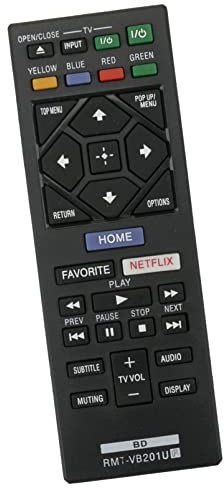 ALLIMITY RMT-VB201U Remplacer la Télécommande adaptée à Sony Blu-Ray Player BDP-BX370 BDP-S1700 BDP-S3700 BDP-S6700 UBP-X700 BDP BX370 BDP S1700 BDP S3700 BDP S6700 UBP X700