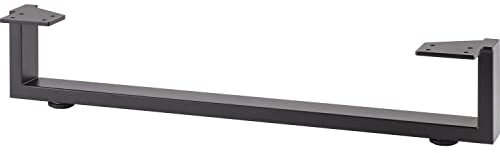 SIMAUSROM Möbelkufe 500x100mm | Tischkufe aus Stahl schwarz lackiert | modernes Tischgestell