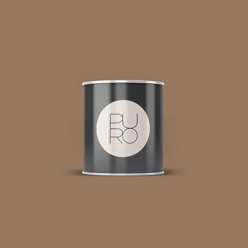 BRICOFLOR Wandfarbe in Braunton mit Deckkraftklasse 1 Dispersionsfarbe für Innenbereich in 1l, 2,5l und 5l Gebinden seidenmatt