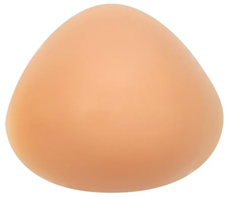 ELMIKA Una Pieza De Silicona Forma De Pecho Para Mastectomía Prótesis Sujetador Triángulo Potenciador Inserto Almohadilla Concava, beige, 500g/piece(D Cup)