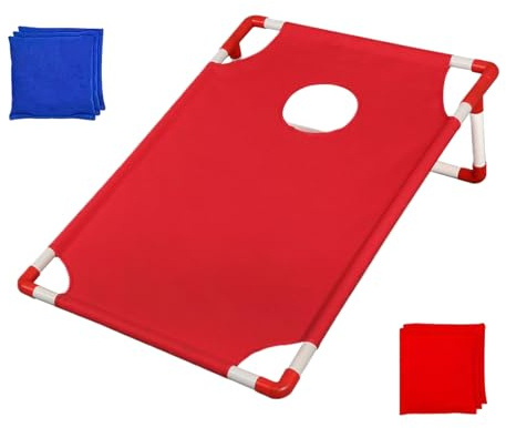 Cornhole Set Lek Kastleksak | Med Förvaringsväska och Sandpåse Barncornhole För Utomhusbruk, Bakgård, Gräsmatta, Camping, , Inomhus, Fest, Födelsedag,