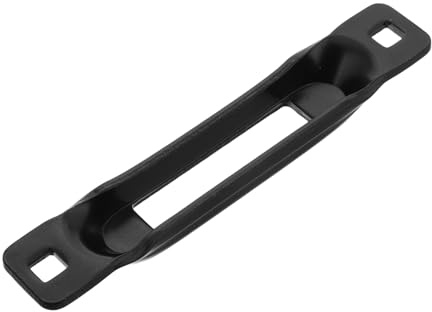 Anclaje de Amarre de Ranura Única para Camiones, Metal Negro