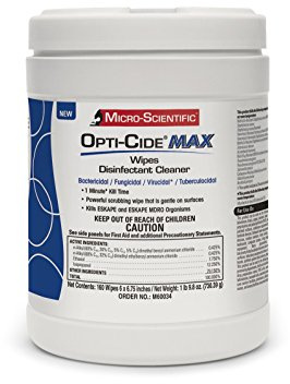 Opti-Cide Max Wipes Micro-Scientificentific M60034 Detergente disinfettante