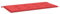 vidaXL Gartenbank-Auflage 120x50x3 cm Rot Sitzkissen Bankkissen Bankauflage