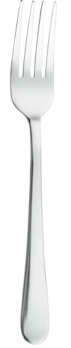 Rockingham Forge Deluxe Collection Windsor 18/10 sortiment 12-pack dessertgaffel av högklassigt 18/10 rostfritt stål, 2,5 mm, högglanspolerad