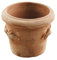 Cilindro Liscio Pot de Fleurs en Terre Cuite - Artisanat Italien - 25 cm - 40 cm (30 cm, Limoni Toscana)