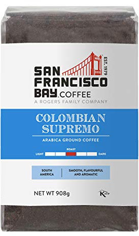 San Francisco Bay Colombian Supremo, Ground Coffee, 908g - Medium Roast