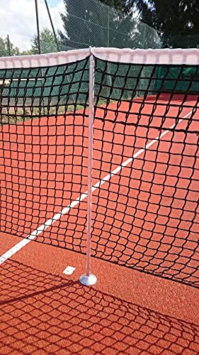 Carrington Tennisnetzpfosten - 2er Set - Aluminium - 1,05m - Tennisausrustung für Tennisspiele