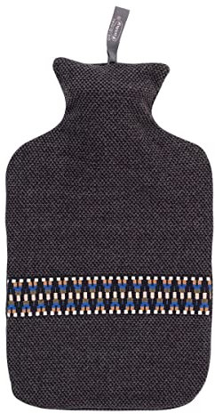 Fashy Wärmflasche 2,0L mit hochwertigem Bezug und Bordüre