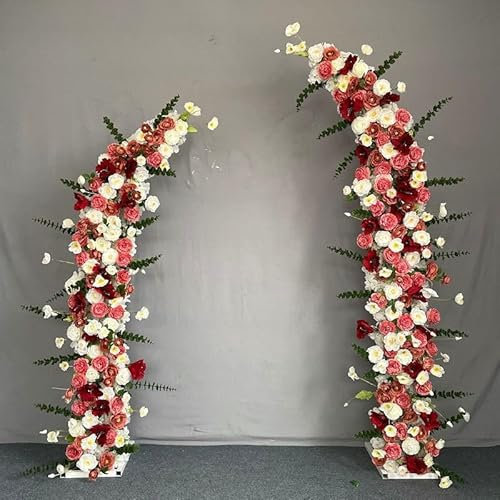 Supporto per arco a mezza luna per decorazioni per feste nuziali, 91,8 + 2,1 m