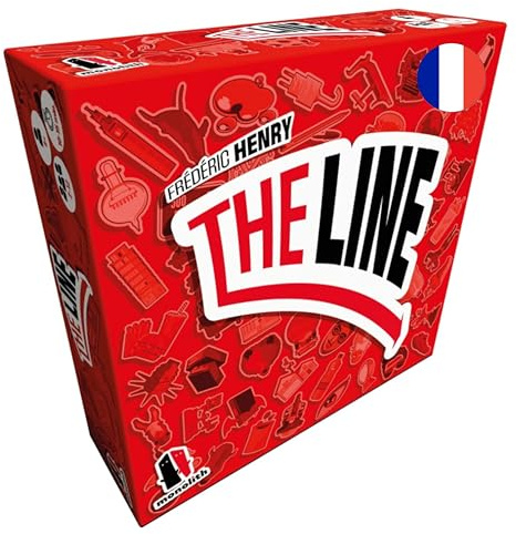 Asmodee – The Line – Jeu de Cartes Familial Culture Générale - 15 Min