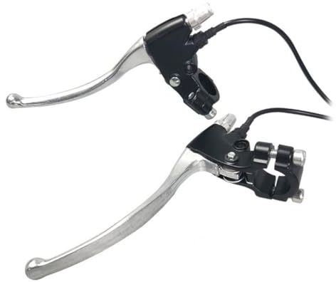 Gettimore Useful Accessories - Juego de palancas de freno para vehículo, 1 par, E-Bike, E-Scooter eléctrico, interruptor de alimentación, componentes de repuesto