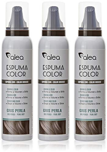 AZALEA ESPUMA COLOR #gris perla 150 ml - [paquete de 3]