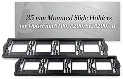 Plustek 2 x 35 mm montierte Schiebehalter (positiv), für OpticFilm 72~82 Serie nur verwenden (8100 & 8200i se & 8200i ai)