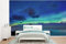 Selbstklebend Tapete Wandpapier Wandaufkleber Fototapete Tapeten Wanddeko 320x240 cm Himmel - Landschaft - Polarlicht