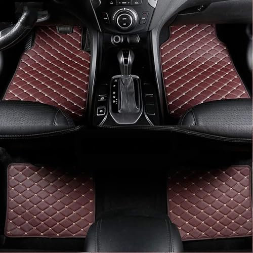 ARZARF Auto FußMatten, für Smart Fortwo 453 2015-2019 Auto Fussmatten Set Allwetter fußmatten Auto wasserdichte rutschfeste Linkslenker,D