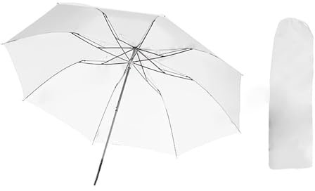 MEAKTSMI Portátil ADS5 Paraguas Suave Blanco Plegable Fotografía Paraguas Reflector De Luz Para Vedio Estudio Grabación Speedlites