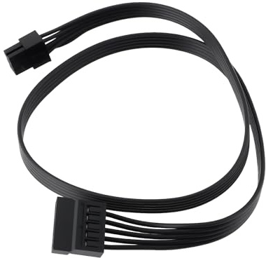 OTOTEC 6-stifts till sata, modulär kabel kompatibel med Corsair kompatibel med Säsongsbetonade 58,5 cm