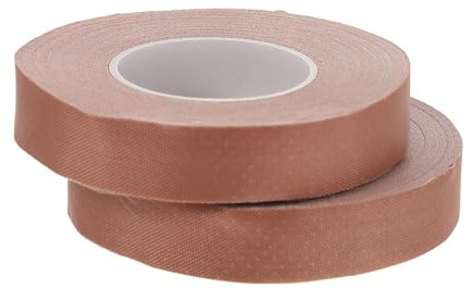 SEWOART 2 pièces Rubans Adhésifs pour Doigts Soie Marron pour Guzheng et Pipa Respirants Durables et Pratiques Accessoires Professionnels pour Musiciens Adultes et Garçon Fille Lot