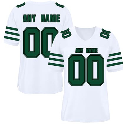 Camiseta de Fútbol Americano Personalizable | Camiseta de Rugby Vintage para Hombre, de Manga Corta, Cuello en V, Mujeres, Juveniles y Preescolares Camisetas Deportiva Hombre