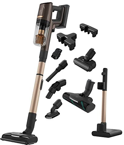 Electrolux Ultimate 800 Aspirapolvere Senza Filo EP81U25ULT, Potente aspirapolvere portatile, con spazzola PowerPro, spazzola per animali PetPro+, bronze
