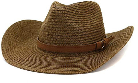 Silverhattar amningshatt western brim damer vild strand män kepsar bred keps cowboy baseballkepsar minikaka bakform rund keps, kaffe, En Storlek