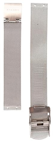 Skagen Uhrenarmbänder für Damen 14mm, Silber Edelstahl, original ersatzband für 358SSSD