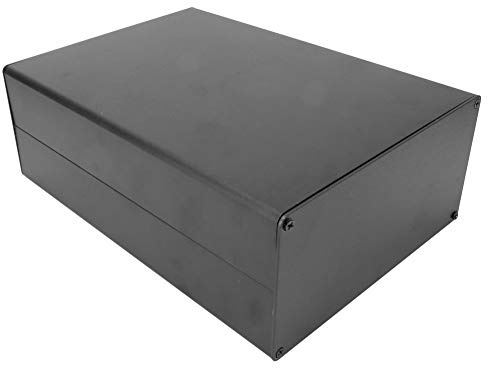 Akozon Custodia di Raffreddamento in Alluminio Dal Design Diviso per Circuiti Stampati - Scatola Versatile per la Dissipazione del Calore, 80x160x220 Mm - Ideale per Progetti di Elettronica,