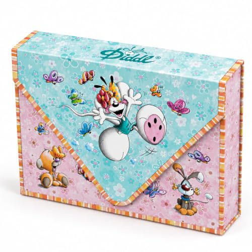 Diddl Set Papier à Lettre, 6 Enveloppes et 24 Feuilles, Multicolore, Idée Cadeau pour Enfant ou Fan Nostalgique