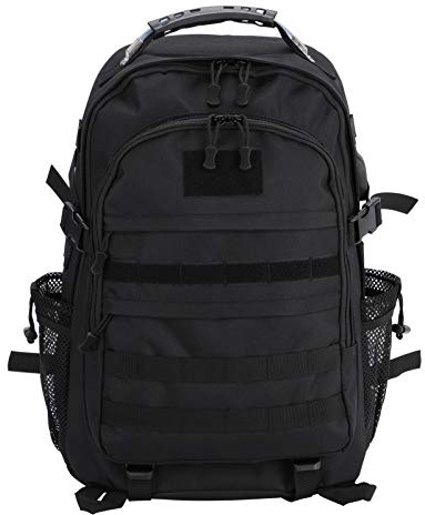 Trintion Military Backpack 50L Military Tactical Large Waterproof Backpack for Trekking and Camping Outdoor Activities (Black)