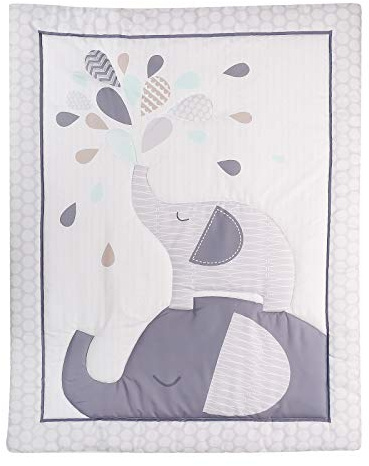 HMtideby Djur tema baby småbarn filt täcke spjälsäng täcke spjälsäng baby täcken för pojkar och flickor barnkammare säng överkast filt 84 x 107 cm, grå elefant, lämplig för alla årstider