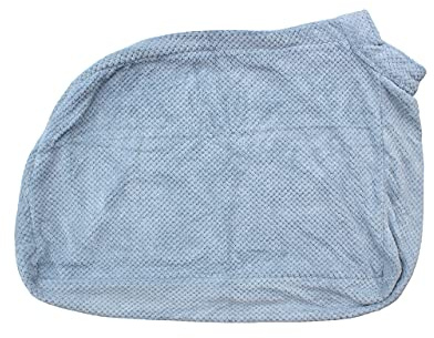pet wiz Premium Microfibre Dog Drying Bag | Super Absorbent & Fast Drying Bathrobe Towel (Extra Small, Sky Blue)