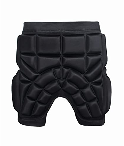 weiting skyddande vadderade shorts för barn, korta byxor, höftstoppning kompressionsshorts, stötshorts, höftskyddsutrustning för skidåkning, rullskridskoåkning, snö, höft, svanskot